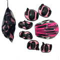 Kit De Proteccion Infantil Para Bicicletas 7 Piezas Rosa