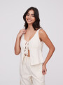 Musculosa Chemy Beige Claro