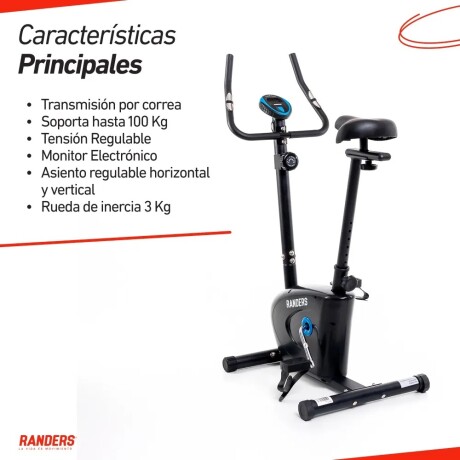 Bicicleta Randers Fija Vertical Magnetica 001