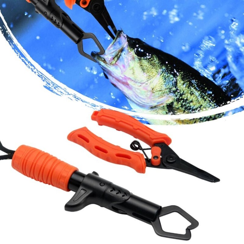 Set Kit De Pesca Pinza + Alicate De Anzuelos Mosquetón Set Kit De Pesca Pinza + Alicate De Anzuelos Mosquetón