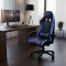 Silla Gamer Con Luces Led Rgb Ergonómica Y Reclinable 120kg AZUL