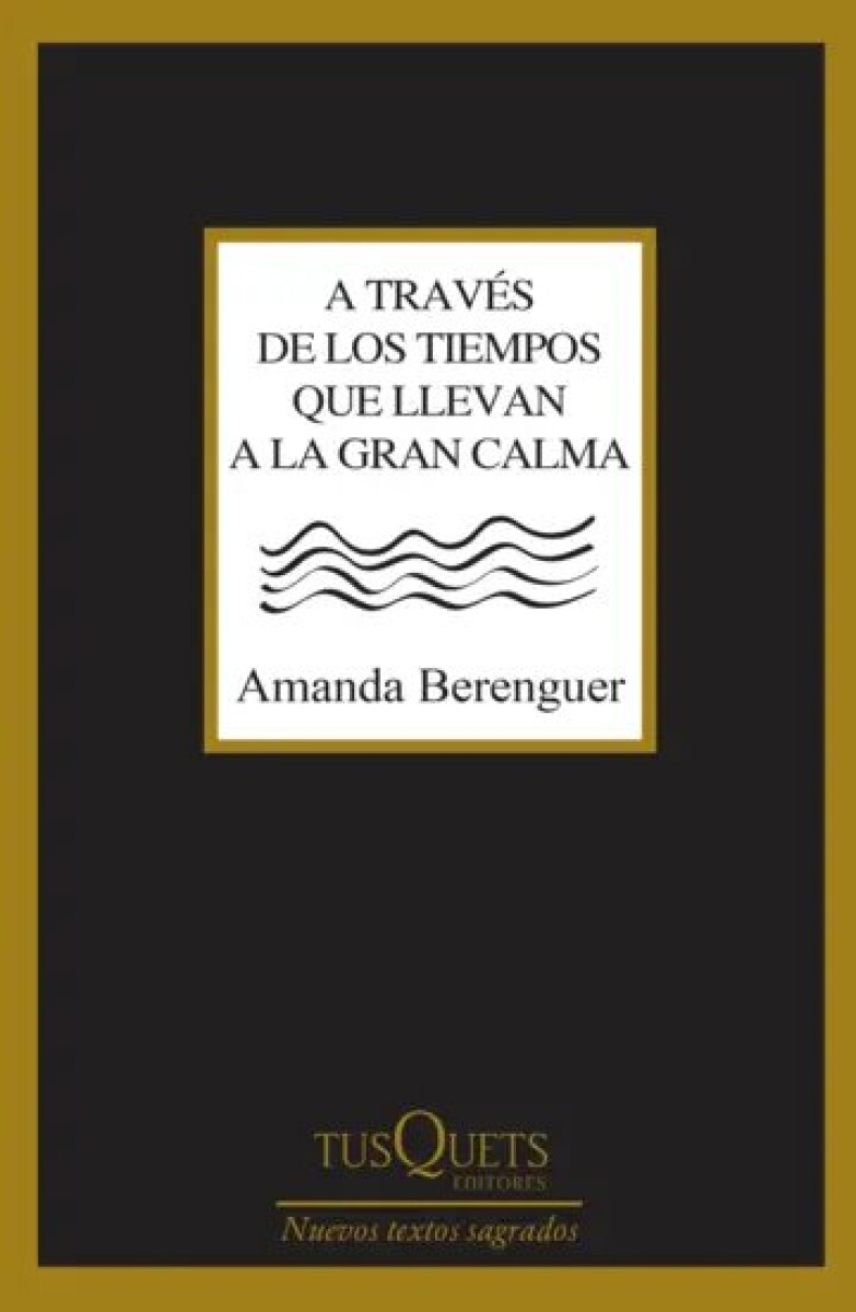 A TRAVES DE LOS TIEMPOS QUE LLEVAN A LA GRAN CALMA 