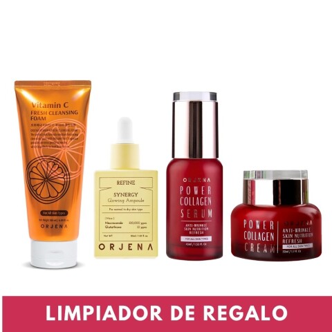 Pack Glow + Firmeza. Aporta luminosidad y ayuda a mejorar la apariencia del tono desparejo. Pack Glow + Firmeza. Aporta luminosidad y ayuda a mejorar la apariencia del tono desparejo.
