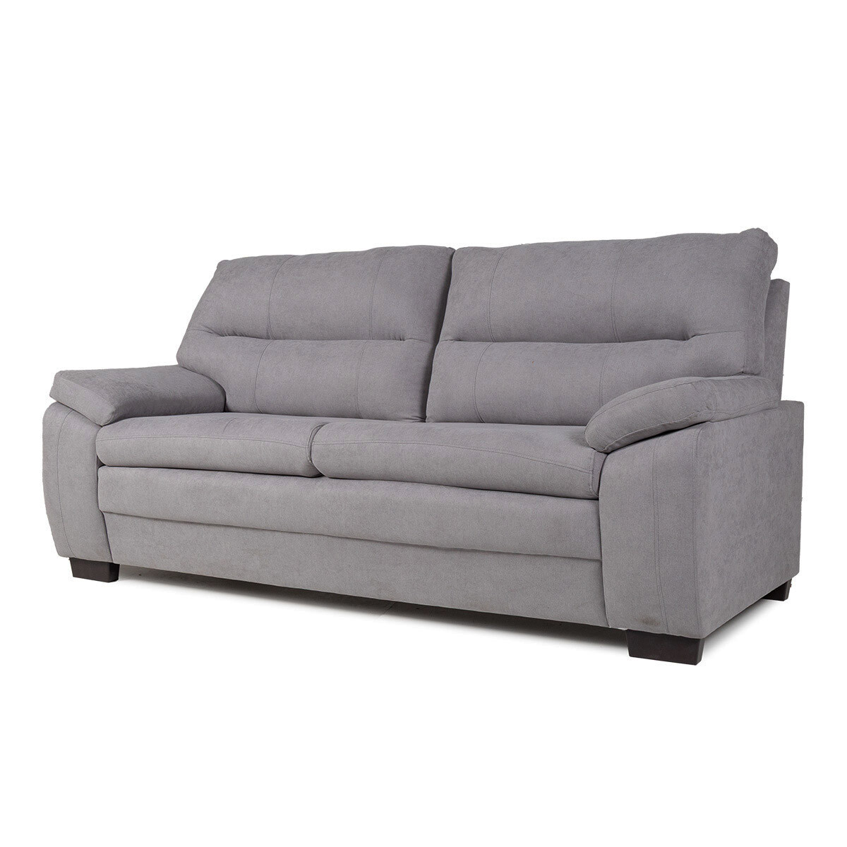 Sofá Adria (Outlet) - Tela Microfibra - 3 cuerpos - 12074 (Gris) 