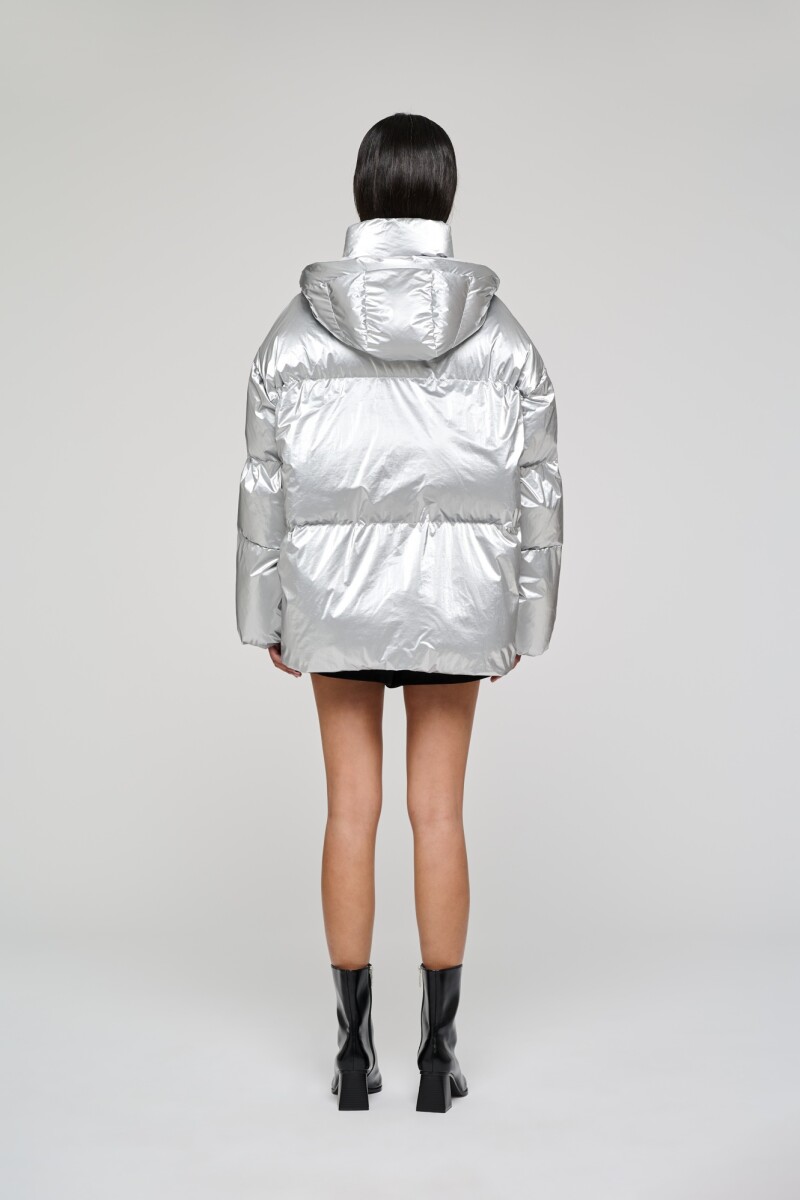 CAMPERA PUFFER Plata