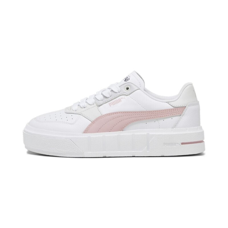Cali Court Lth W - Mujer White/pink