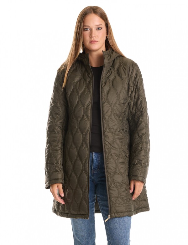 Campera Matelassé Wave OLIVA