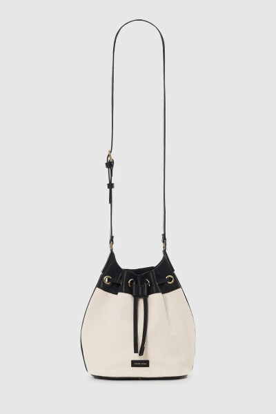 MINI ALANA BUCKET BAG Beige