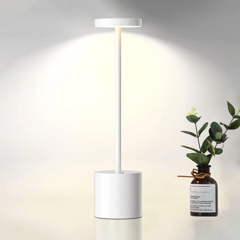 Portátil de mesa LED inalámbrica USB blanco IX9447