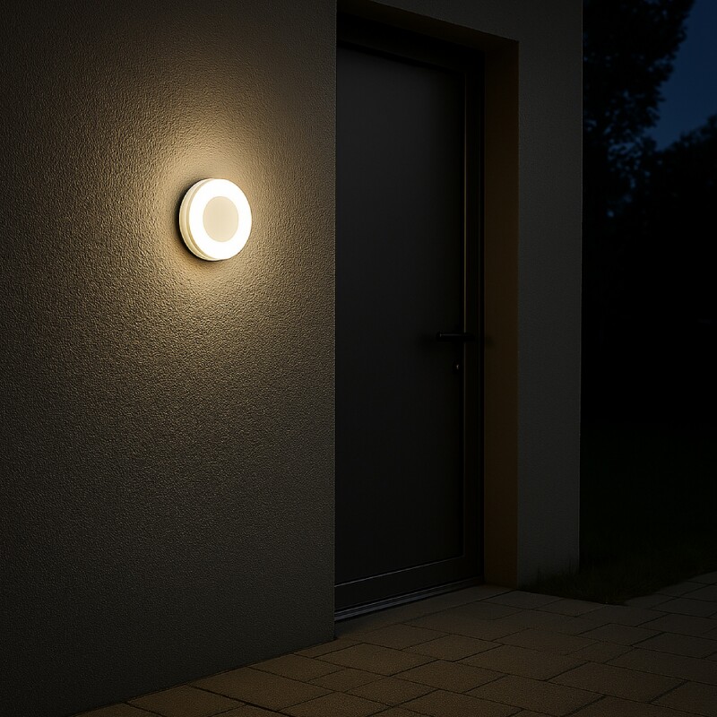 LUMINARIA DE PARED EYE 10W IP65 - NEGRA Luminaria De Pared Eye 10W IP65 Blanca