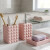 Set x 3 Accesorio de Baño Cerámica Labrada Bukara ROSA