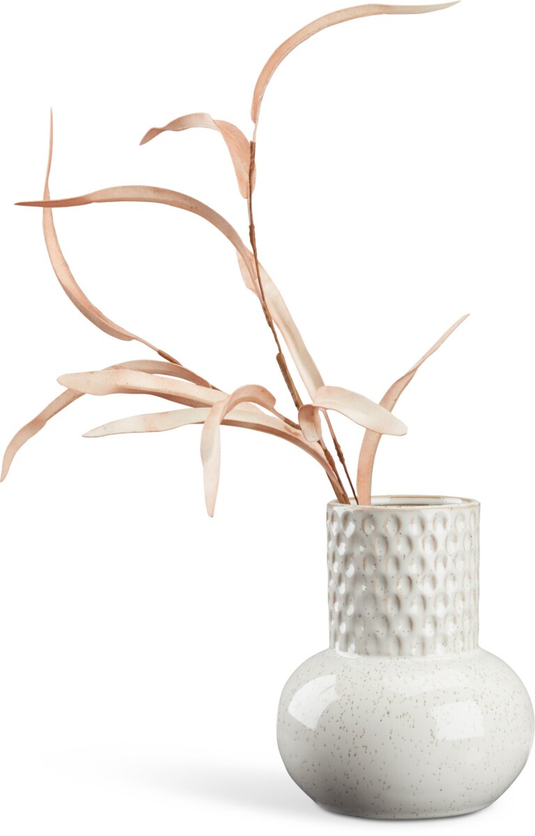 Jarrón INGBERT Ø15xA18cm blanco 
