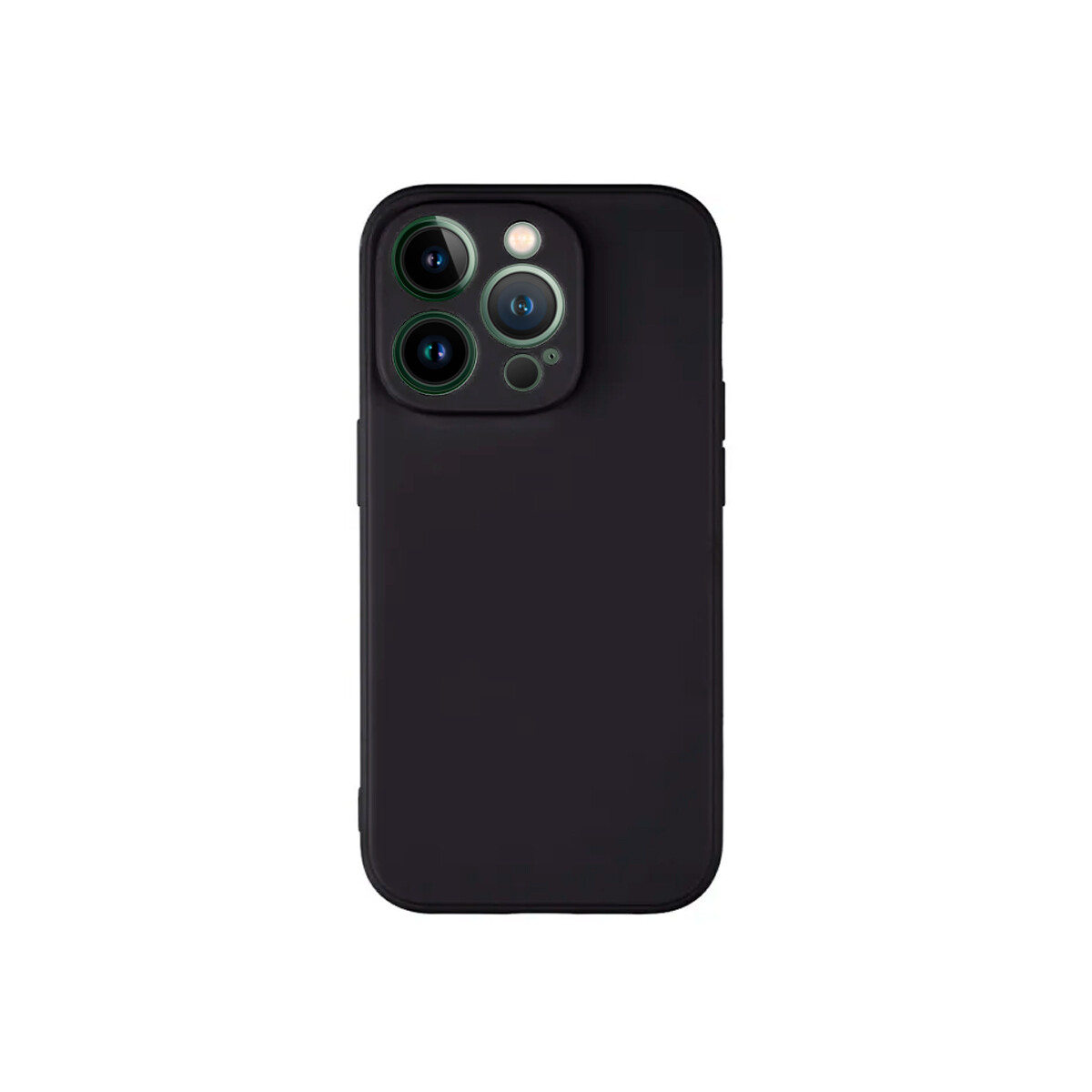 Protector iPhone 13 Pro engomado color negro 