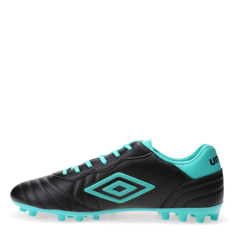 Championes de Fútbol 11 Hombre Umbro Touch AT Negro - Verde Agua