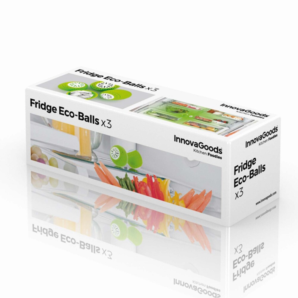 SET 3 ECOBOLAS HELADERA ABS VERDE V0100792