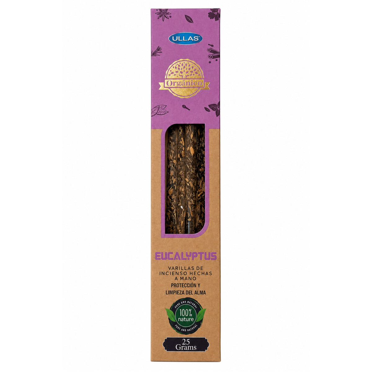 Incienso orgánico ULLAS Eucaliptus 25g 