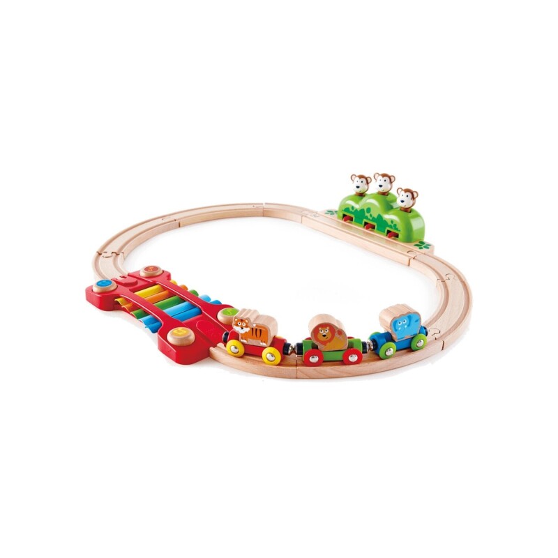 Juego de Tren de Madera Hape diseño de Catarina y Amigos Juego de Tren de Madera Hape diseño de Catarina y Amigos