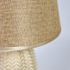 LAMPARA BEIGE COMB P/MESA 20X32CM Unica