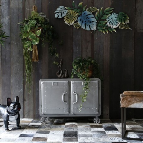 GABINETE 2DOORS Plateado