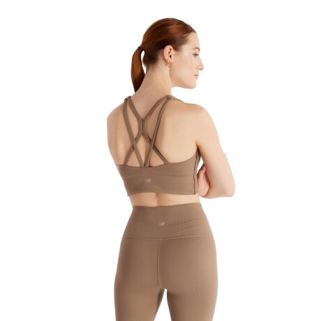 Top New Balance de Dama - RIB LIGHT SUPPORT - WB43030MS MUSHROOM