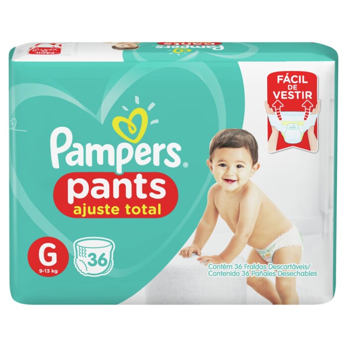 PAMPERS PANTS GDE PAQ. X 36 UNID. única