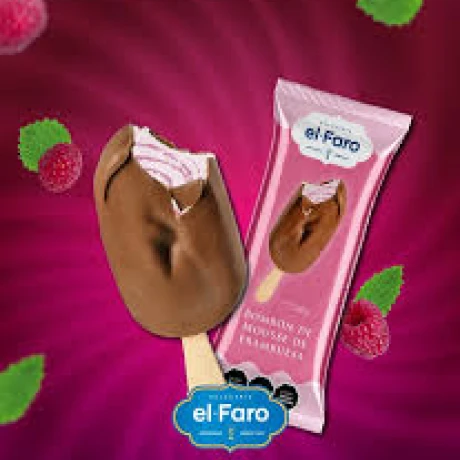PALETA EL FARO MOUSSE FRAMBUESA PALETA EL FARO MOUSSE FRAMBUESA