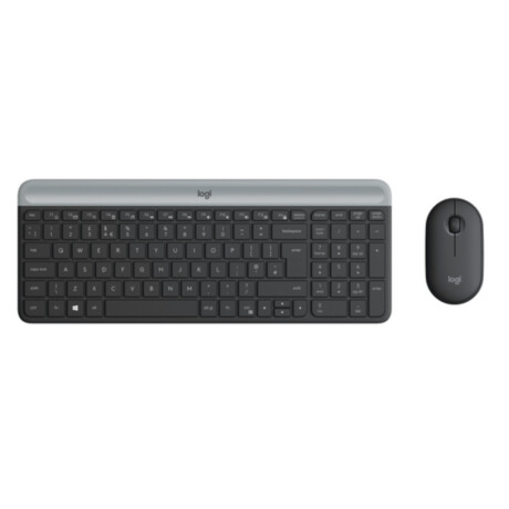 Combo Logitech Teclado y Mouse MK470 inalámbrico Grafito