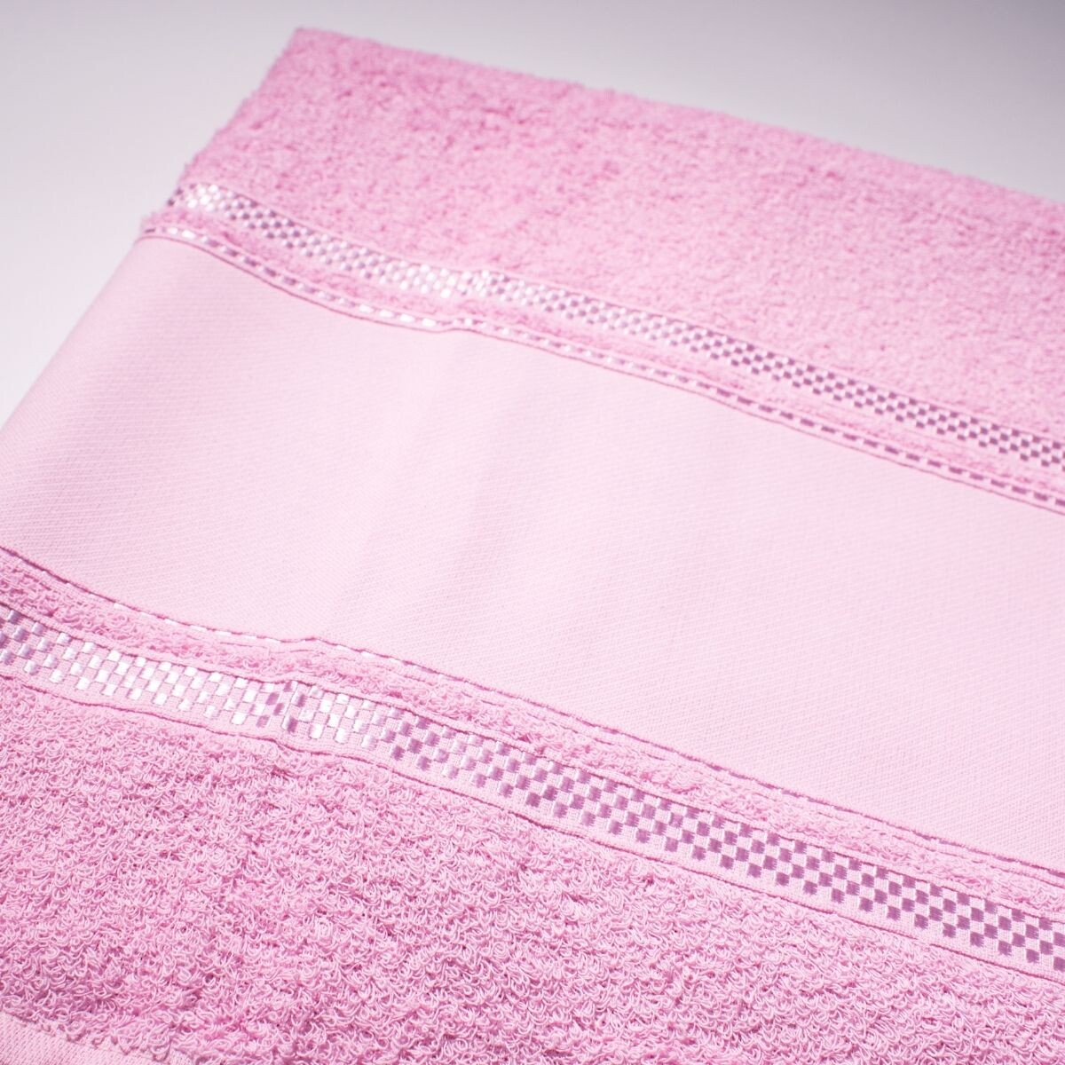 TOALLA DE BAÑO 70X135 - ROSA 
