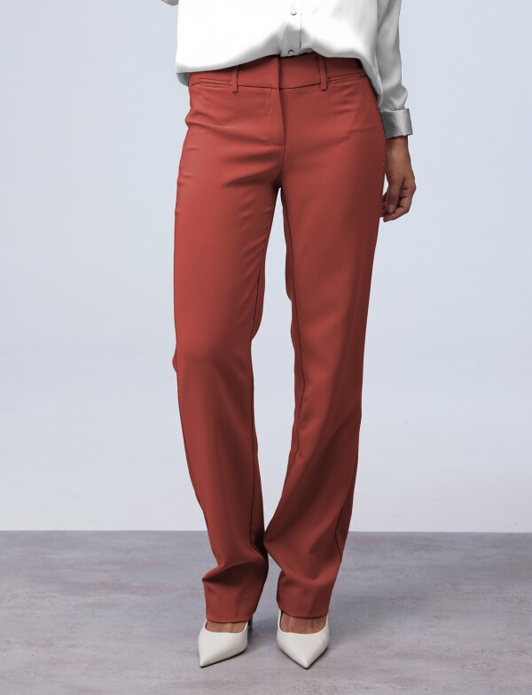 Pantalon De Vestir TERRACOTA
