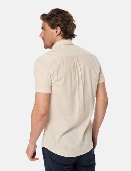 CAMISA DE LINO Beige