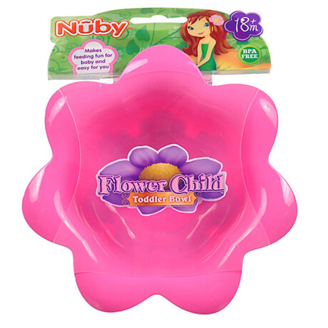 Bowl Nuby Flower para Alimentos Apto Microondas Free Bpa 001