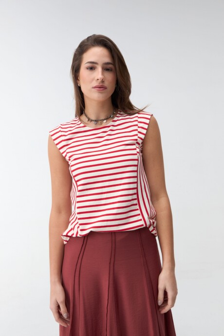 REMERA GOYA Rojo