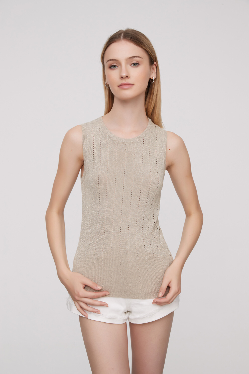 Musculosa Virky Beige