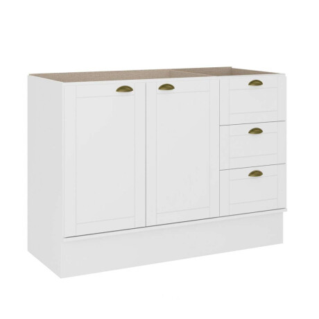 Bajo Mesada Americana 120cm Blanco