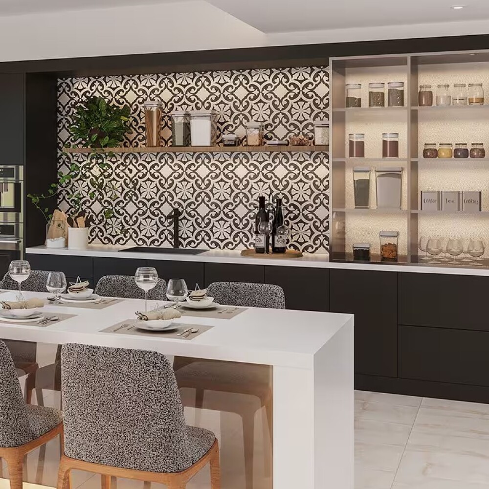 Cerámica Linea hidráulica Chipre 31x31 cm Mate Cerámica Linea Hidráulica Chipre 31x31 Cm Mate