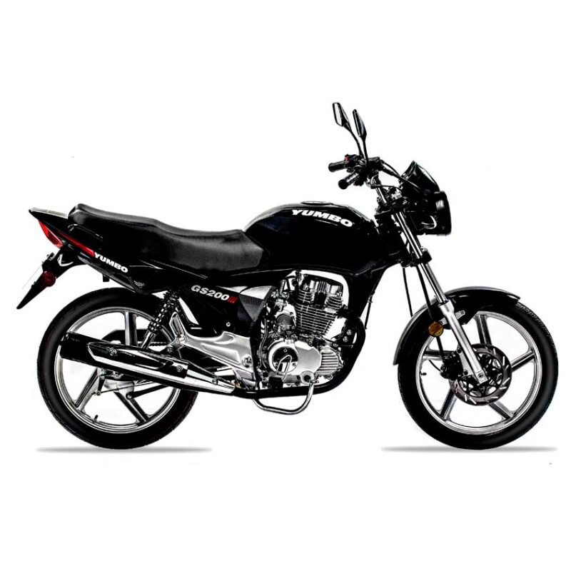Moto Yumbo Calle Gs200 Iii Led Llanta Aleacion Negro