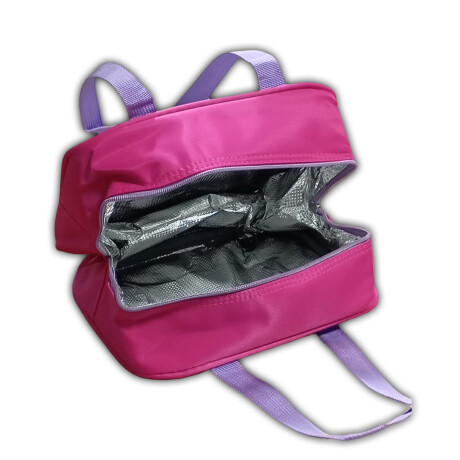 Mochila Escolar 3en1 Lunchera + Cartuchera Infantil Rosado Unicornio