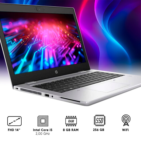 Notebook Hp Probook 640 G4 I5 / 8 Gb Ram / 256 Gb Ssd NOTEBOOK RFPL HP 640 I5/8/256/14 OLT