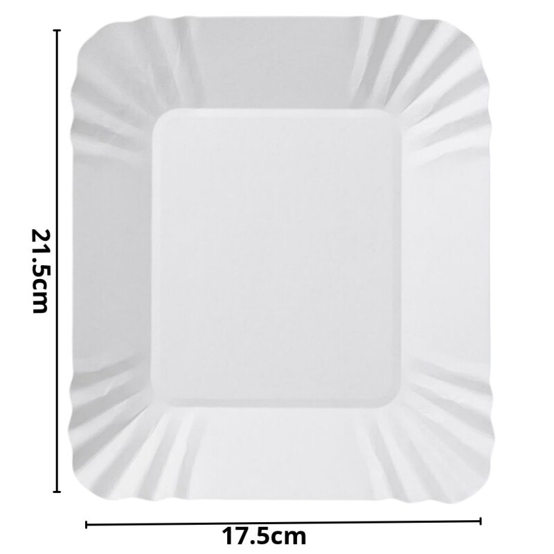 BANDEJA DE CARTÓN 50 UNI • 21,5x17,5cm BANDEJA DE CARTÓN 50 UNI • 21,5x17,5cm