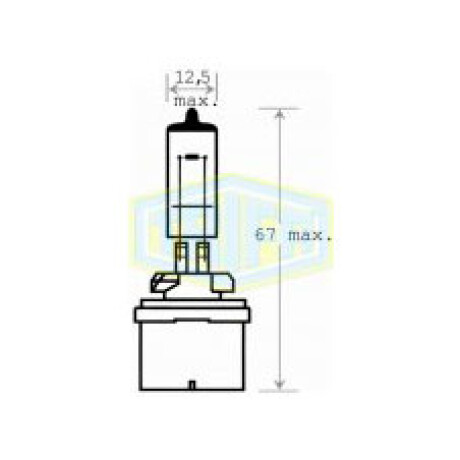 LAMPARA - HALOGENA 12V 27W PG13-H27 TIPO MOTO TRIFA LAMPARA - HALOGENA 12V 27W PG13-H27 TIPO MOTO TRIFA