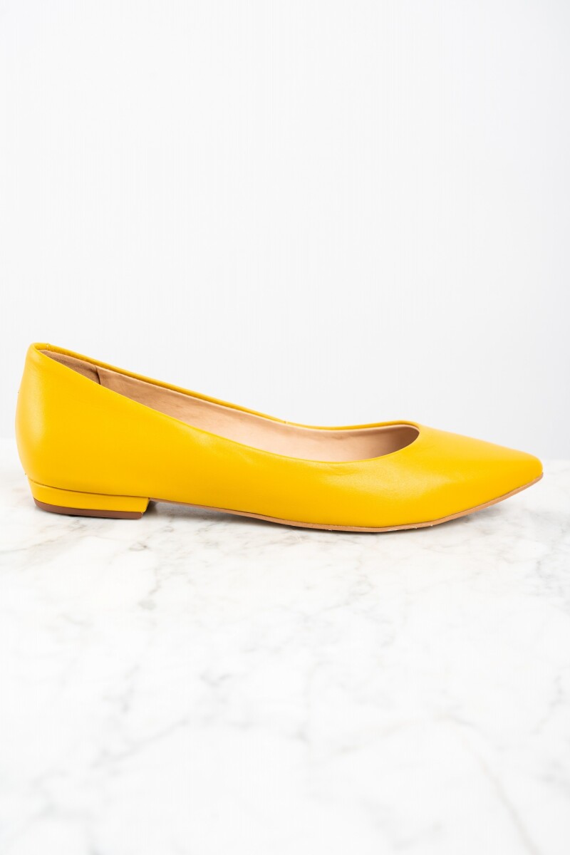 Zapato Cuero -s- - Mostaza