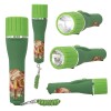 Linterna con temporizador Dino Verde