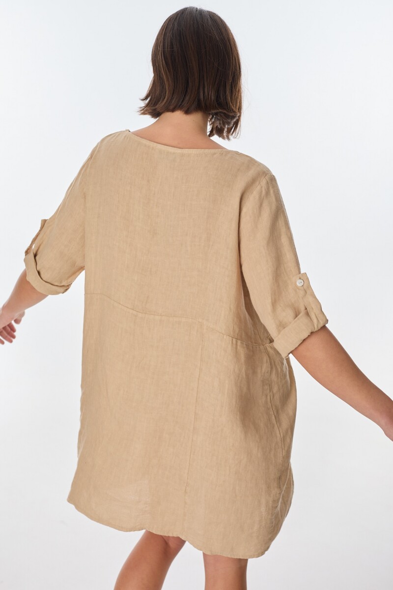 Vestido New Cocota Beige