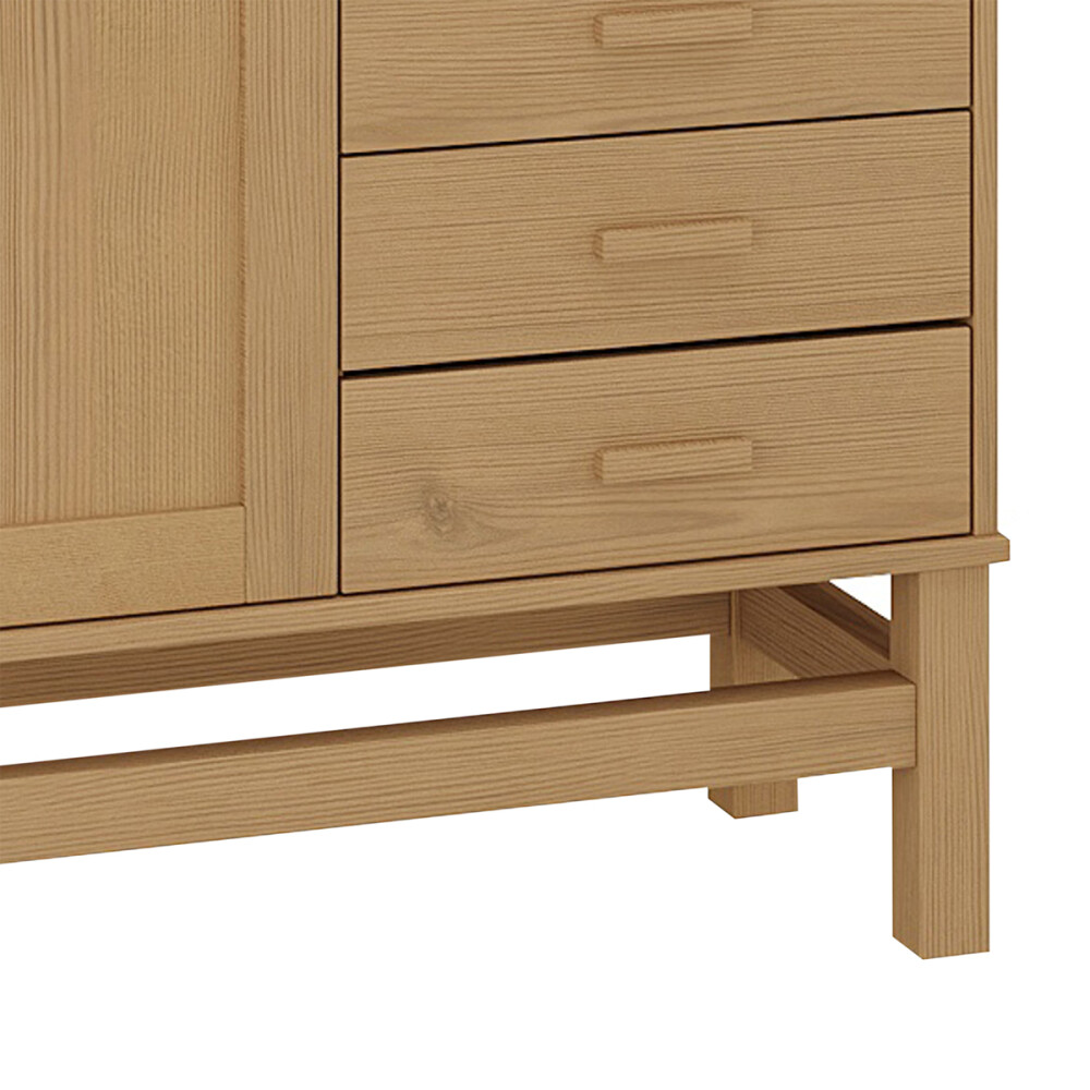 APARADOR BAGUEÑO BUFFET DE 2 PUERTAS 3 CAJONES EN MADERA MACIZA APARADOR BAGUEÑO BUFFET DE 2 PUERTAS 3 CAJONES EN MADERA MACIZA