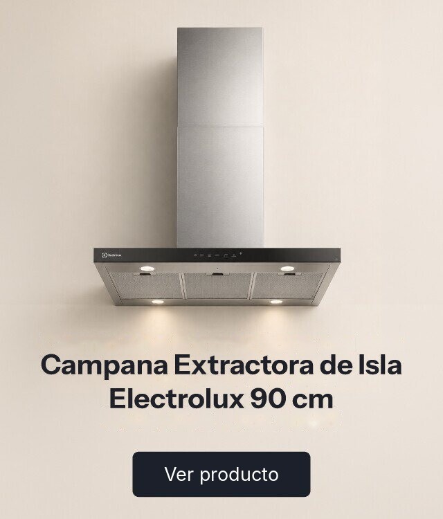 Cuarto Campana Extractora de Isla Electrolux 90 cm EJIL907EXI