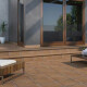 CERAMICA PELDAÑO REDONDO MATE TERRACOTA RUSTICO 325X330MM GAMAS DE TERRACOTA