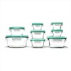 Juego de 8 recipientes de vidrio c/tapa Smart Seal para uso diario 11321200 Juego de 8 recipientes de vidrio c/tapa Smart Seal para uso diario 11321200
