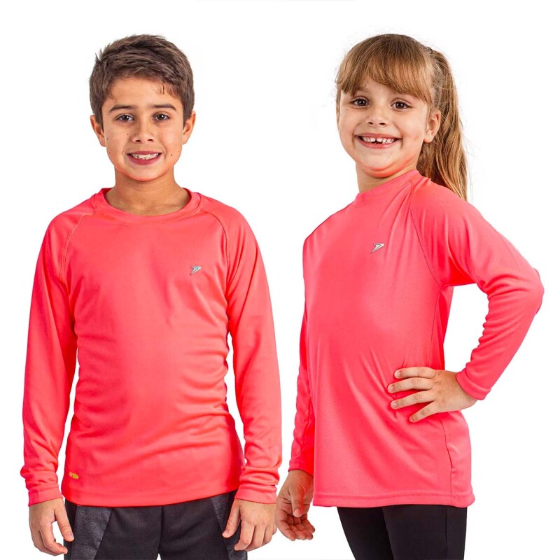 Poker Camisa Manga Larga Uv50+ Junior 4 Rosado