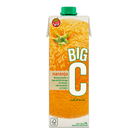 Jugo Big C 1 lt Naranja