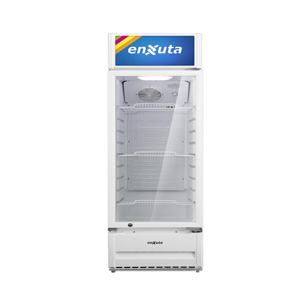 VITRINA COMERCIAL VERTICAL 211 LITROS CON CENEFA LUMINOSA LED ENXUTA VITRINA COMERCIAL VERTICAL 211 LITROS CON CENEFA LUMINOSA LED ENXUTA